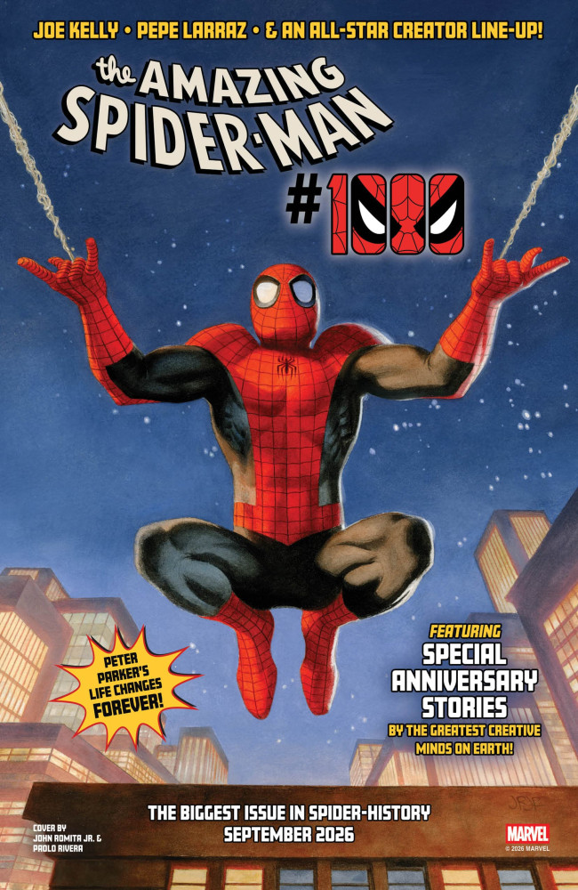 A 1.000ª edição de The Amazing Spider-Man será lançada em setembro, sendo considerada a "maior edição da história de Spider "