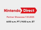A Nintendo está fazendo de tudo para um Nintendo Direct Partner Showcase amanhã, 31 de julho