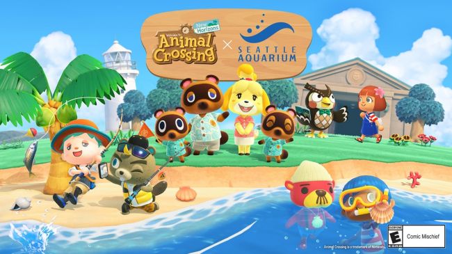 Animal Crossing: New Horizons experiência chegando ao Seattle Aquarium