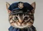 Resgate na estrada leva a uma amizade improv&aacute;vel entre policial e gatinho
