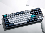 Teclado personalizado sem fio Keychron Q3 Max QMK/VIA (Gateron Jupiter Banana)