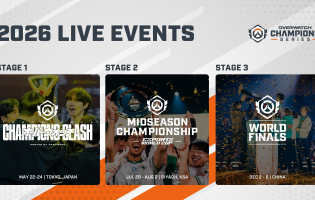 A Blizzard confirma datas e locais para os eventos ao vivo do Overwatch Champions Series 2026