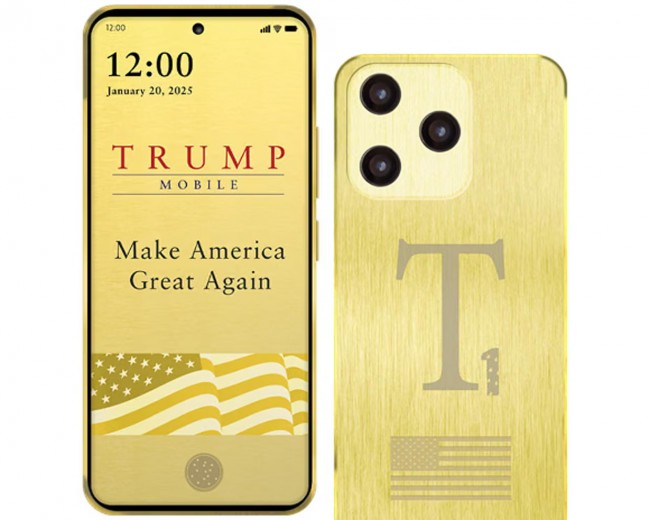 O Trump Mobile T1 Phone é apenas um HTC U24 Pro com um pouco de pintura dourada