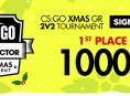 Ganhe 1000 Euros no nosso torneio de Natal de CS:GO