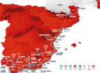 A Vuelta a Espa&ntilde;a modifica a pen&uacute;ltima etapa devido aos danos causados por deslizamentos de terra