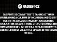 Electronic Arts baniu treinador de Madden NFL 22
