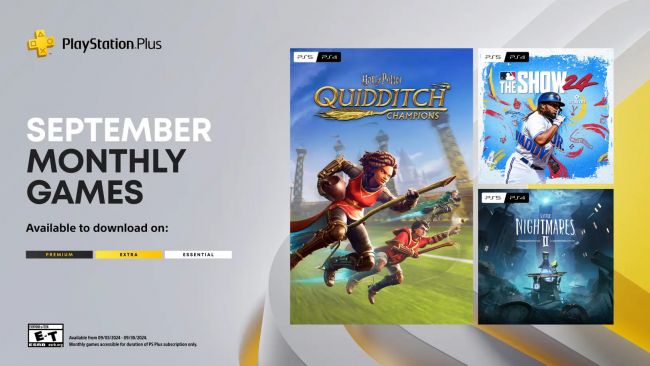 Harry Potter: Campeões de Quadribol, Little Nightmares 2 e MLB The Show 24 são jogos PS Plus em setembro
