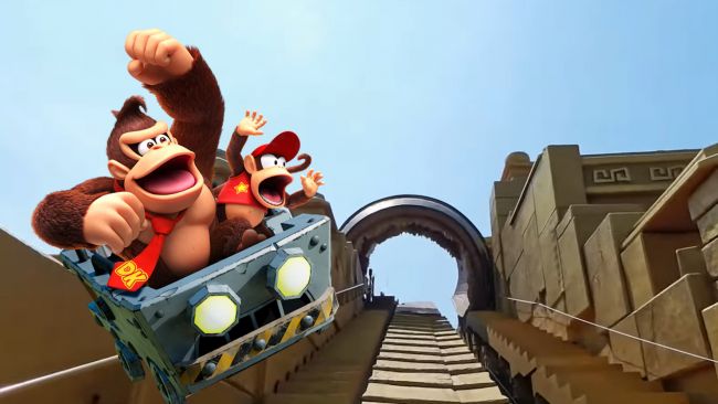 Donkey Kong Country Mine Cart Madness POV: Primeiro vídeo completo da montanha-russa da Universal Japan