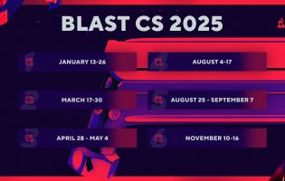 BLAST descreve seu cronograma de Counter-Strike para 2025