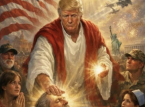 A imagem de IA de Trump como Jesus Cristo provoca rea&ccedil;&atilde;o em meio a uma disputa com o Papa Le&atilde;o