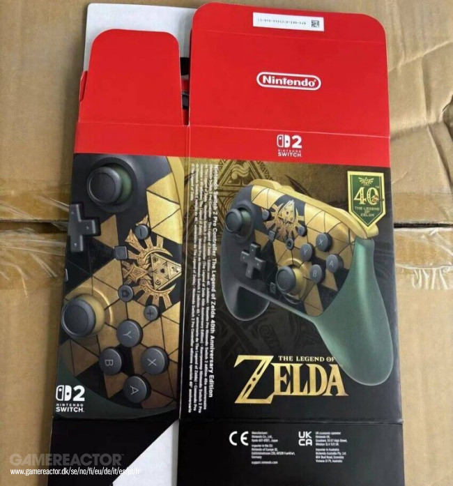 Vazamento: Um Nintendo Switch 2 - A edição The Legend of Zelda foi confirmado, junto com um Pro Controller