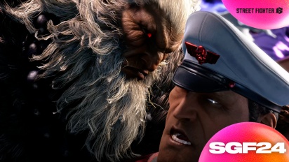 Street Fighter 6 Jogabilidade - M. Bison vs Akuma