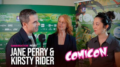 Renomada atua&ccedil;&atilde;o teatral em videogames - Entrevista Jane Perry & Kirsty Rider na Comicon Napoli