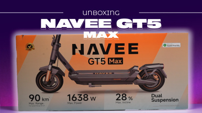 Navee GT5 Max Urban Electric Scooter - Desempacotando