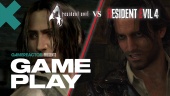 Resident Evil 4 Remake vs Original Gameplay Comparison - Leon & Luis Sera defendem a cabine